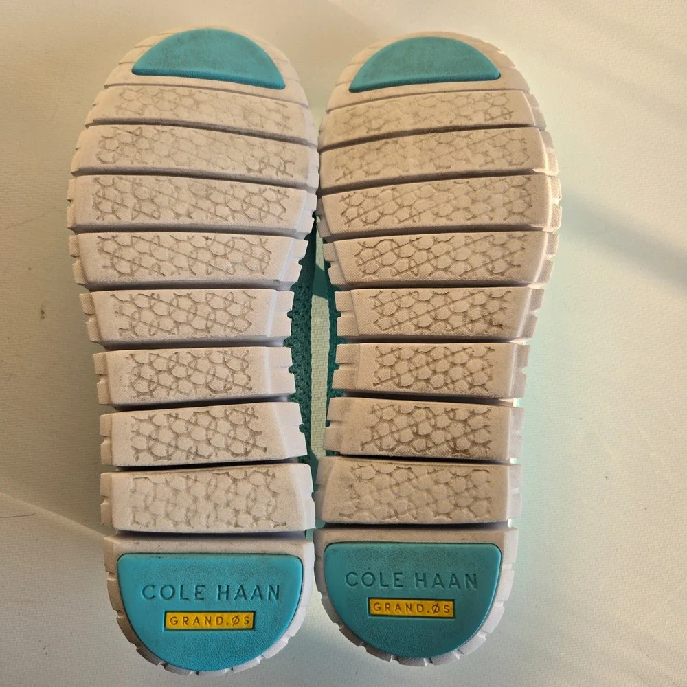 Cole Haan Zerogrand Stitchlite Aqua Knit Slip On‎ Loafer Sneakers Womens Size 7B